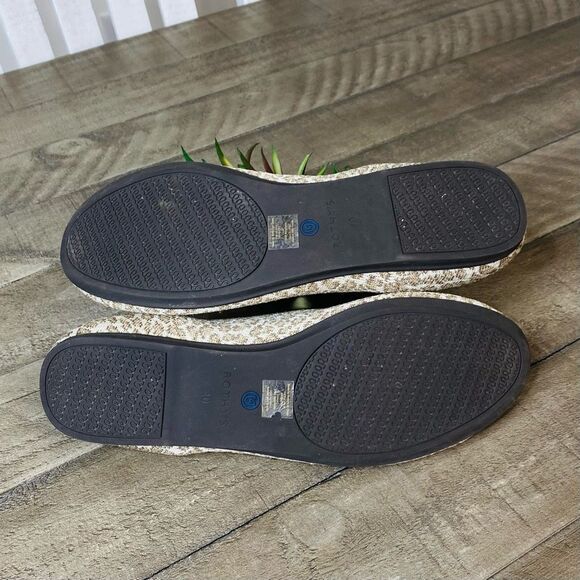 Rothy's Leopard Print Flats with Blue Accents - Picture 6 of 8